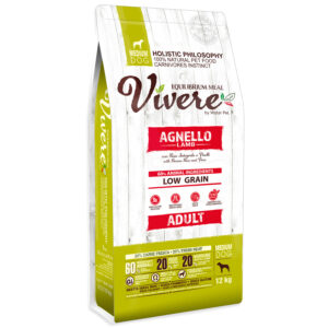 VÍVERE Adult Lamb · CORDERO con arroz integral y guisantes