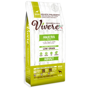VÍVERE Adult Duck · PATO con arroz integral y guisantes