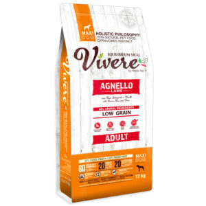 VÍVERE Adult Lamb · CORDERO con arroz integral y guisantes (RAZAS GRANDES)