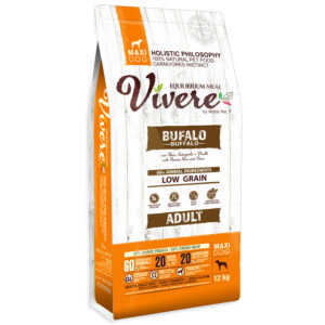 VÍVERE Adult Buffalo · BÚFALO con arroz integral y guisantes (RAZAS GRANDES)