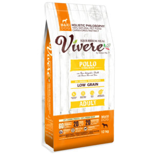 VÍVERE Adult Chicken · POLLO con arroz integral y guisantes (RAZAS GRANDES)